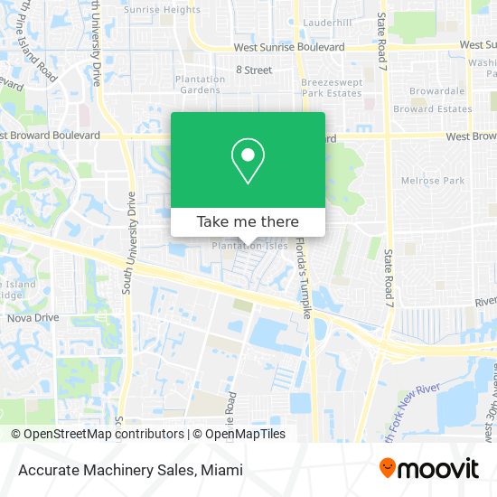 Mapa de Accurate Machinery Sales