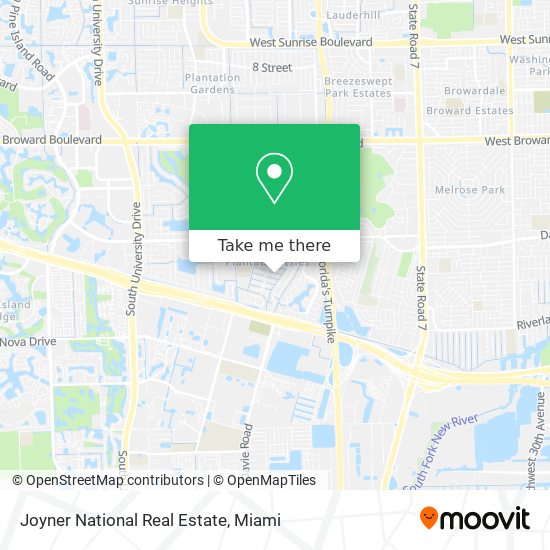 Joyner National Real Estate map
