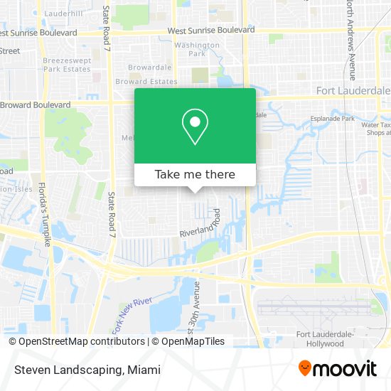 Steven Landscaping map