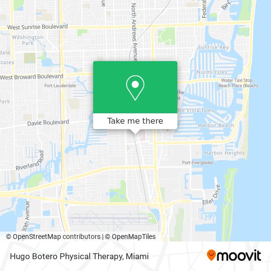 Hugo Botero Physical Therapy map