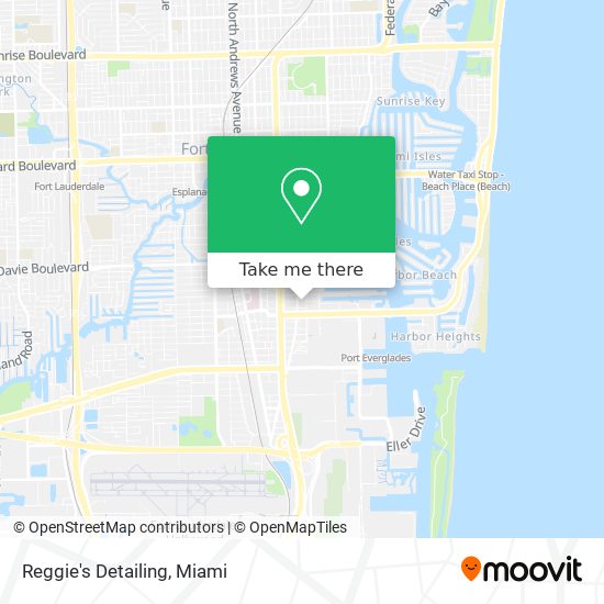 Reggie's Detailing map