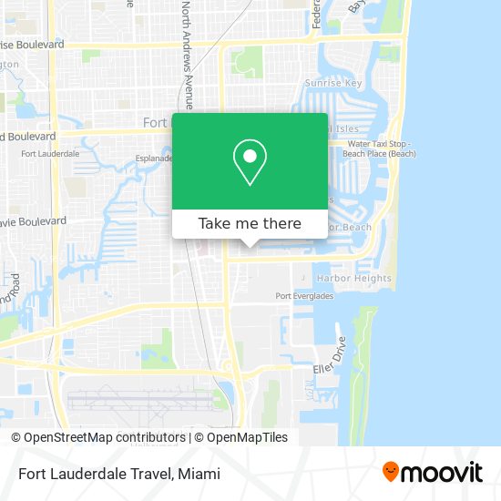 Fort Lauderdale Travel map