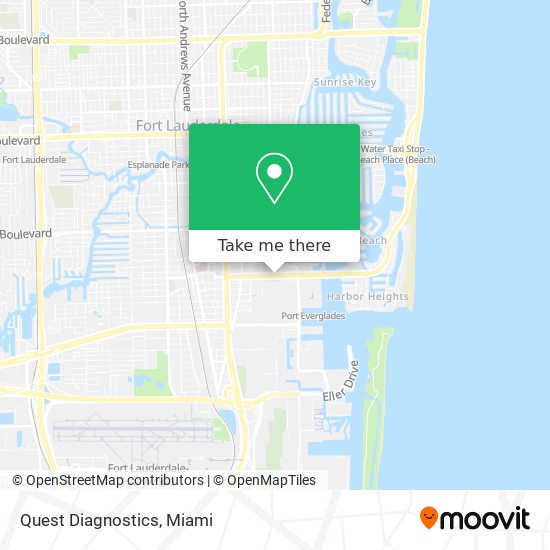 Quest Diagnostics map