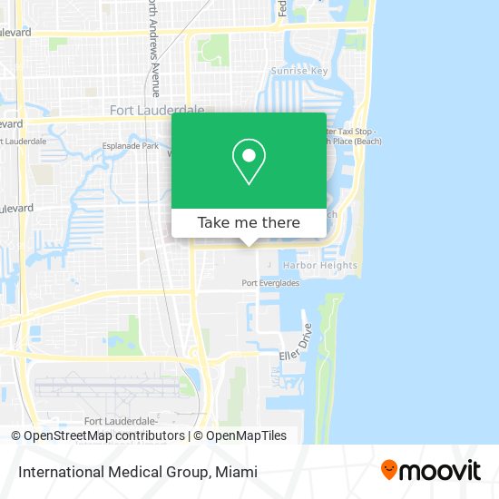 International Medical Group map