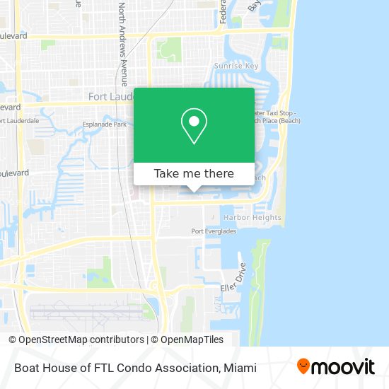 Boat House of FTL Condo Association map