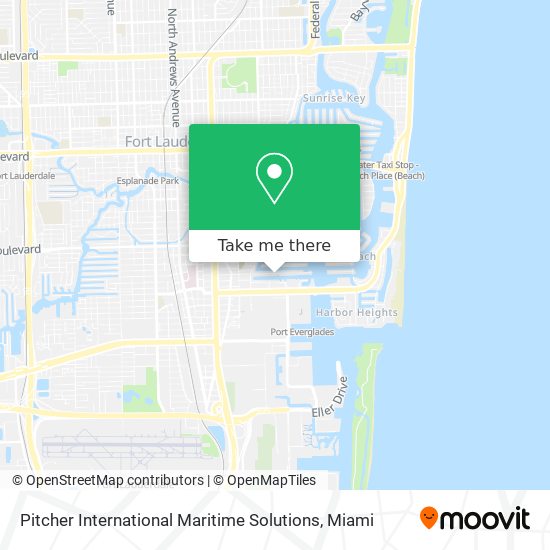 Pitcher International Maritime Solutions map