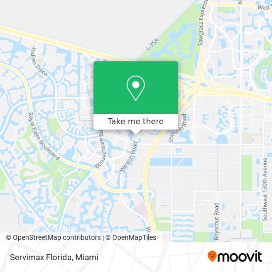 Servimax Florida map