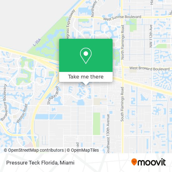 Pressure Teck Florida map