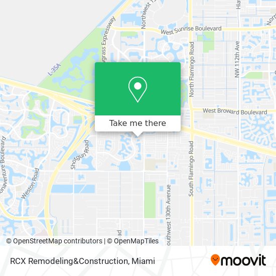 RCX Remodeling&Construction map