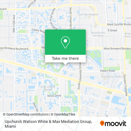 Mapa de Upchurch Watson White & Max Mediation Group