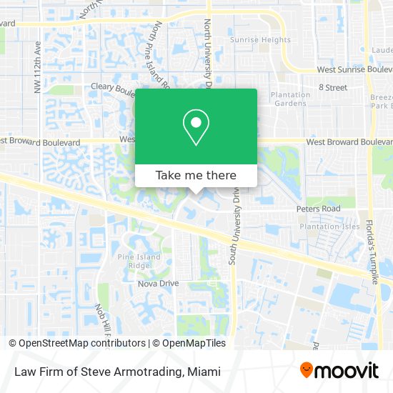 Law Firm of Steve Armotrading map