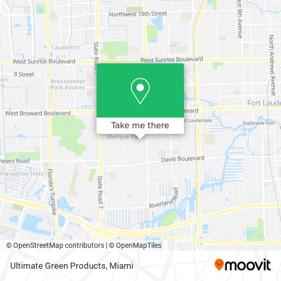 Ultimate Green Products map