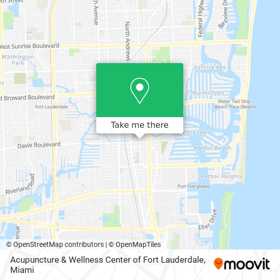 Acupuncture & Wellness Center of Fort Lauderdale map