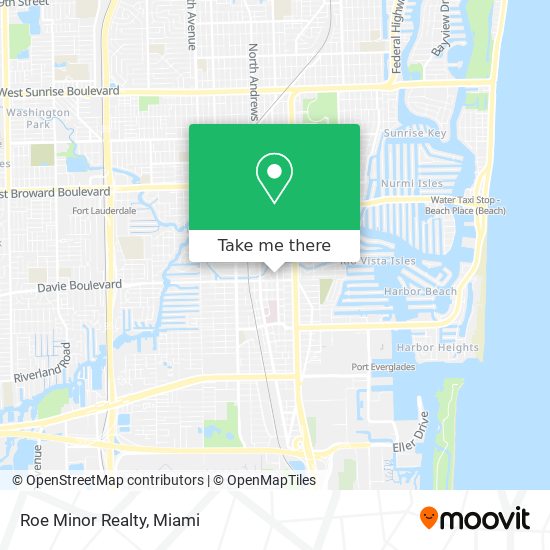 Roe Minor Realty map