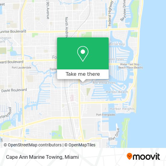 Cape Ann Marine Towing map