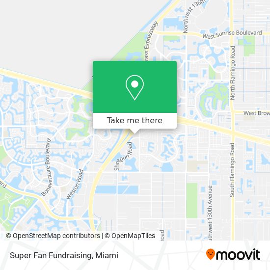 Super Fan Fundraising map