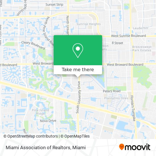 Mapa de Miami Association of Realtors