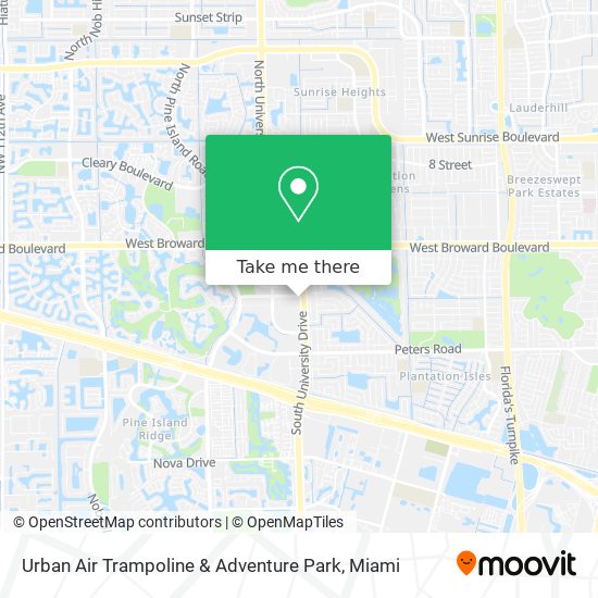 Mapa de Urban Air Trampoline & Adventure Park