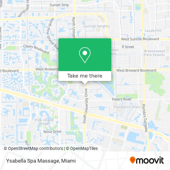 Ysabella Spa Massage map