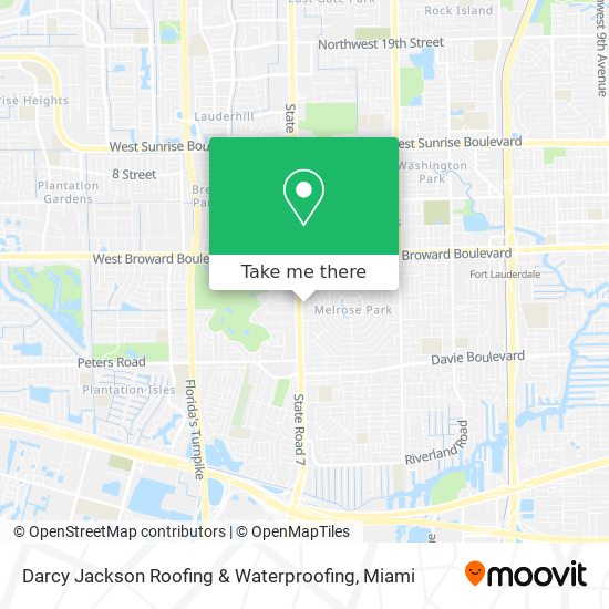 Mapa de Darcy Jackson Roofing & Waterproofing