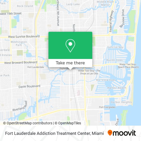 Fort Lauderdale Addiction Treatment Center map