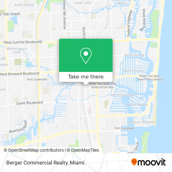 Berger Commercial Realty map