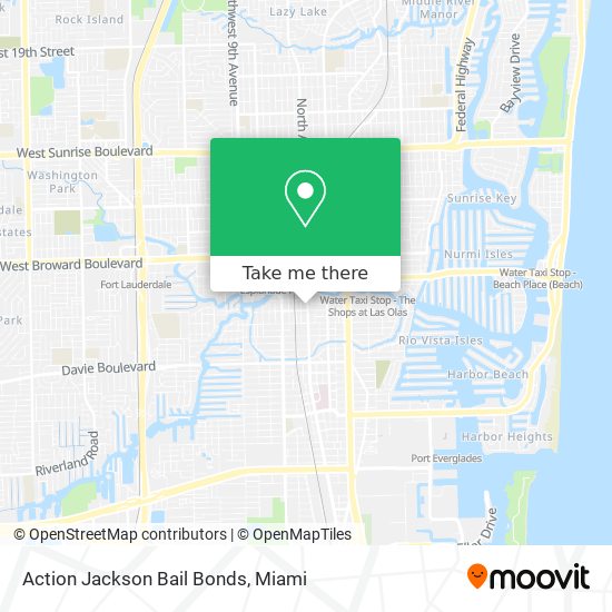 Mapa de Action Jackson Bail Bonds