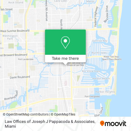 Mapa de Law Offices of Joseph J Pappacoda & Associates