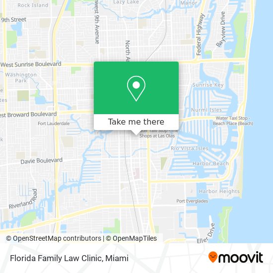 Florida Family Law Clinic map