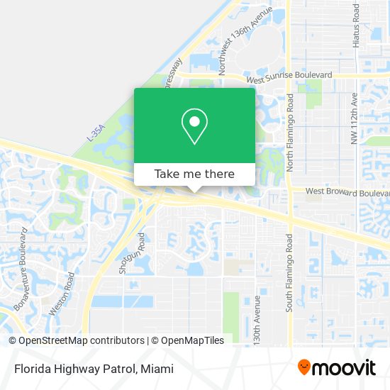 Florida Highway Patrol map
