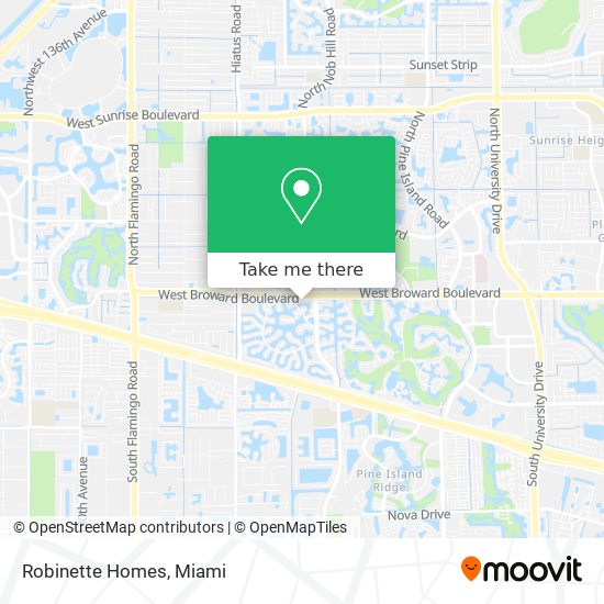 Robinette Homes map