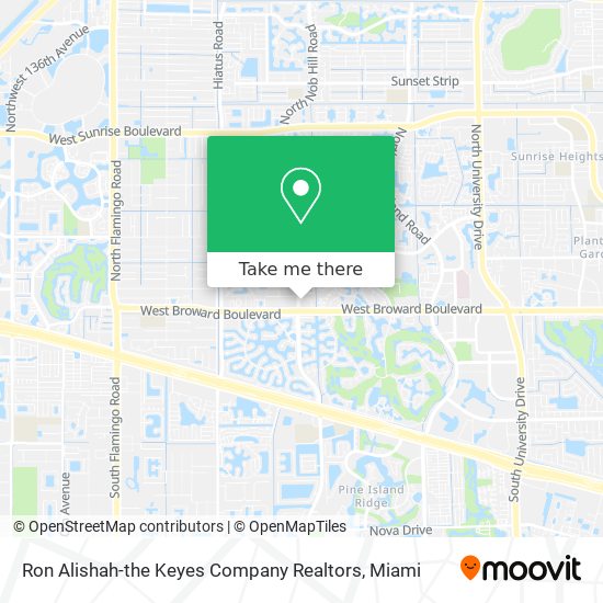 Mapa de Ron Alishah-the Keyes Company Realtors