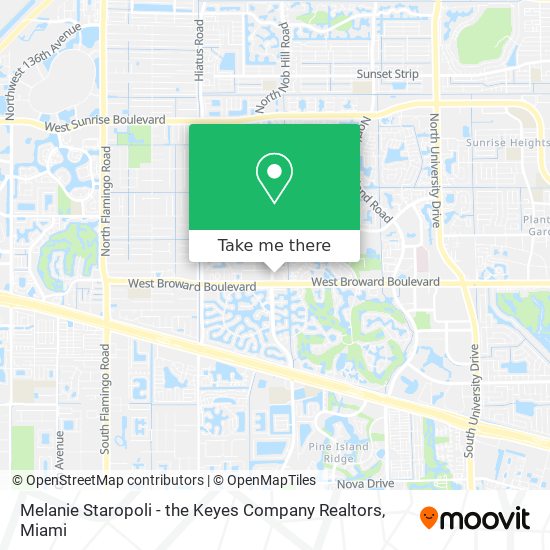 Melanie Staropoli - the Keyes Company Realtors map