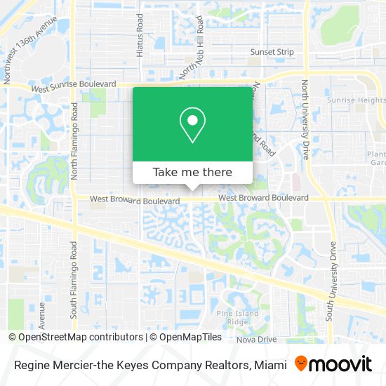 Regine Mercier-the Keyes Company Realtors map