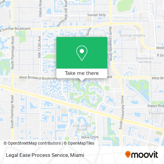 Legal Ease Process Service map