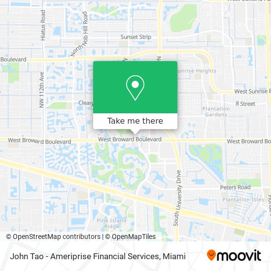 John Tao - Ameriprise Financial Services map