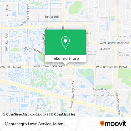 Montenegro Lawn Service map