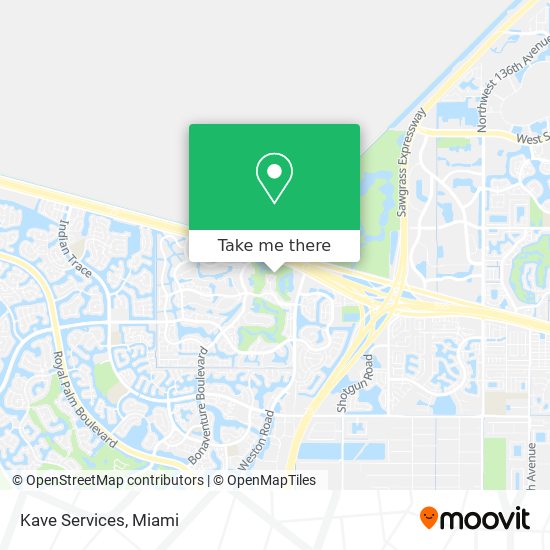 Kave Services map