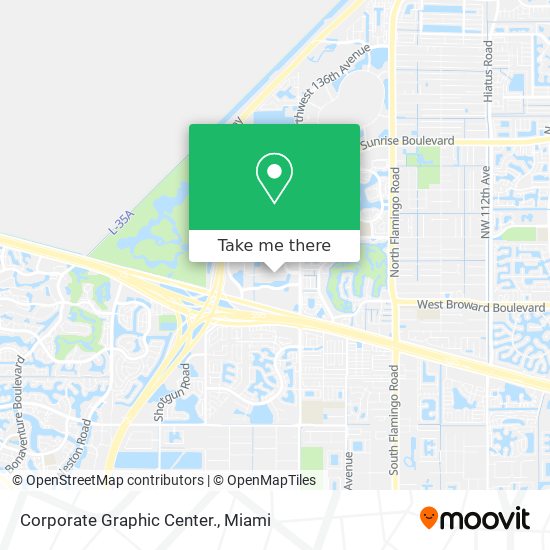 Corporate Graphic Center. map