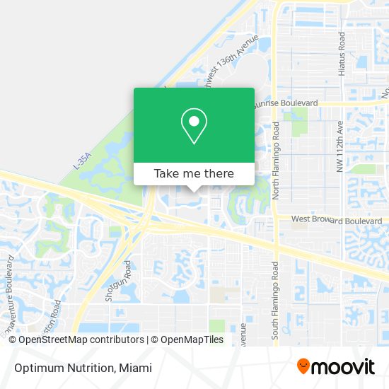 Optimum Nutrition map