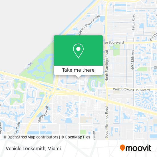 Vehicle Locksmith map