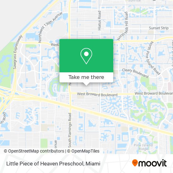 Mapa de Little Piece of Heaven Preschool