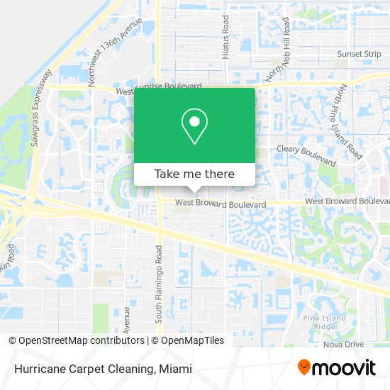 Mapa de Hurricane Carpet Cleaning
