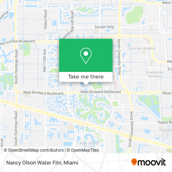 Nancy Olson Water Fitn map