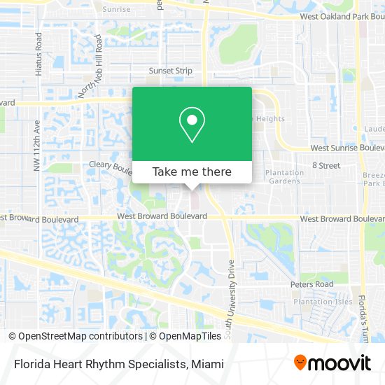 Florida Heart Rhythm Specialists map