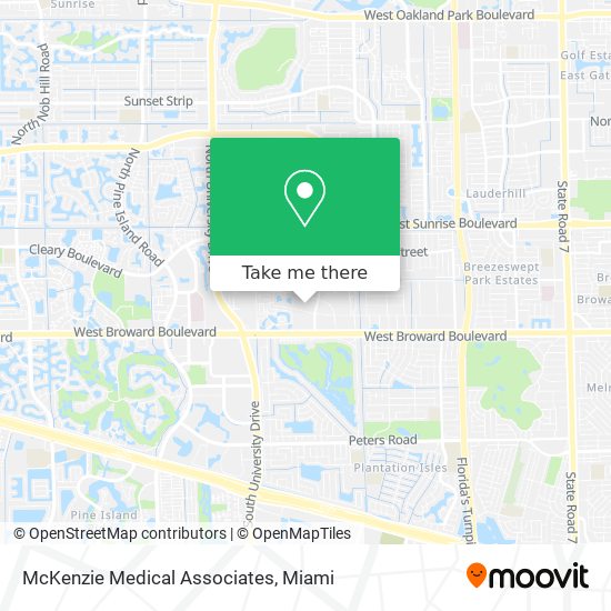 Mapa de McKenzie Medical Associates