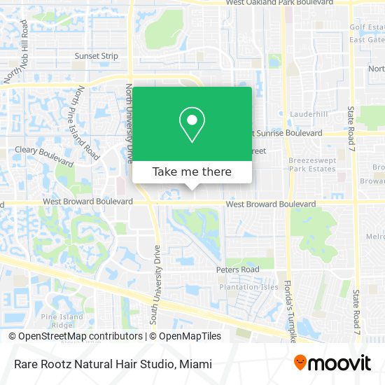 Mapa de Rare Rootz Natural Hair Studio