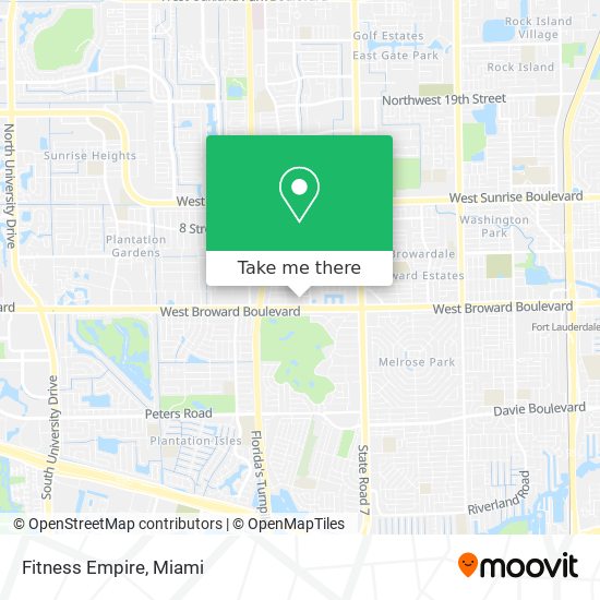 Fitness Empire map