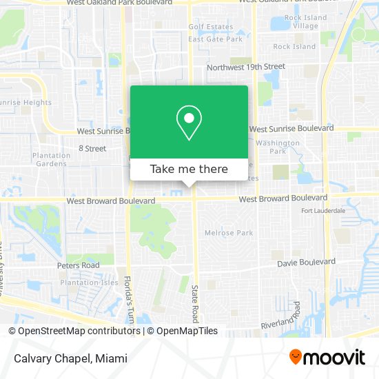 Calvary Chapel map