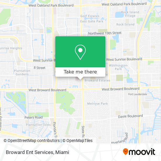 Mapa de Broward Ent Services